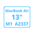 MacBook Air 13 Zoll M1 A2337 Display Reparatur