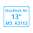 MacBook Air 13 Zoll M3 A3113 Display Reparatur