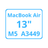 MacBook Air 13 Zoll M5 A3449 Display Reparatur