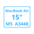 MacBook Air 15 Zoll M5 A3448 Display Reparatur