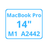 MacBook Pro 14 Zoll M1 A2442 Display Reparatur