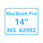 MacBook Pro 14 Zoll M3 A2992 Display Reparatur