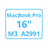 MacBook Pro 16 Zoll M3 A2991 Display Reparatur