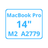 Display Reparatur eines MacBook Pro 14 A2779 2023