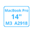 Display Reparatur eines MacBook Pro 14 M3 A2918