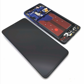 Ersatz Huawei Mate 20 Display LCD Glas Touchscreen Komplettset mit Rahmen Twilight NEU