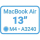 Display Reparatur eines MacBook Air M4 13 A3240